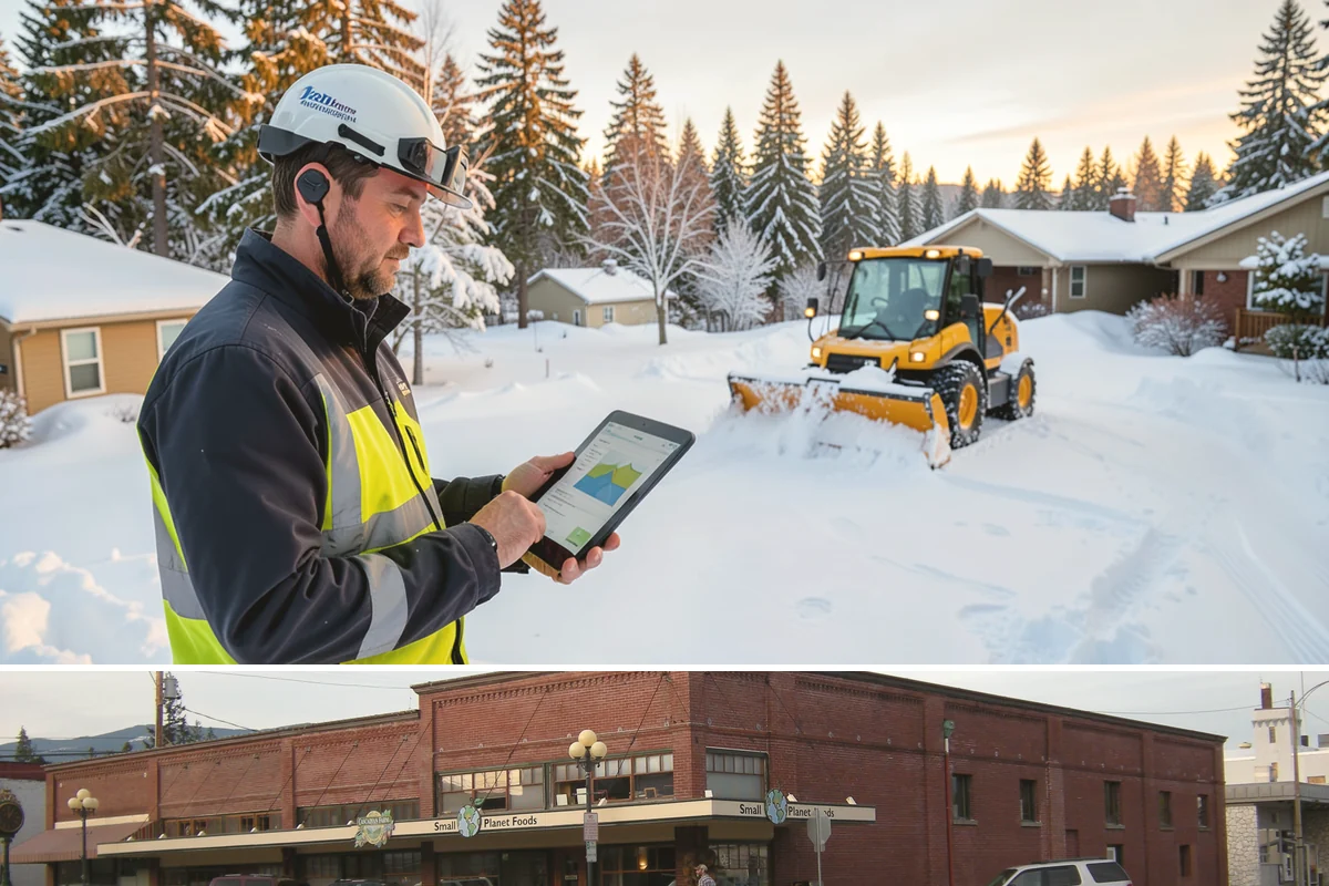 REO Property Snow Removal in Sedro-Woolley, Skagit County, WA - Contract portfolio coverage ahead of the winter season so every REO asset is protected from the first snowfall through spring...