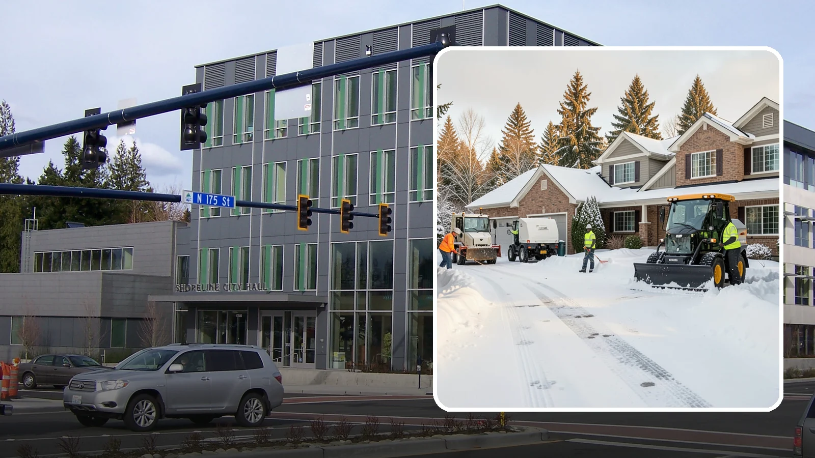REO Property Snow Removal in Shoreline, King County, WA - We provide documented snow and ice clearing for bank-owned and REO properties across Western Washington to keep them compliant...