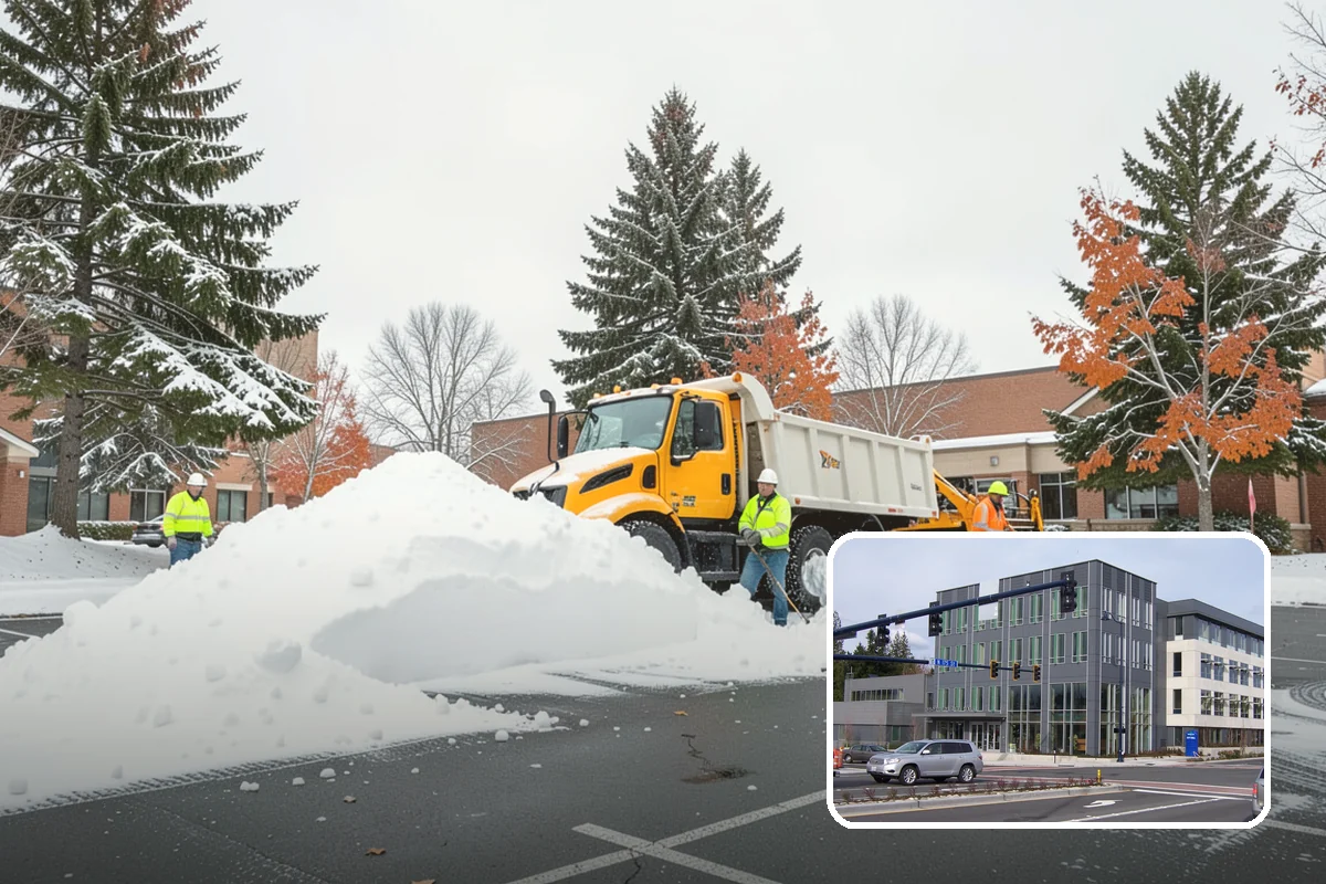 REO Property Snow Removal in Shoreline, King County, WA - Meets lender and preservation-company clearing requirements