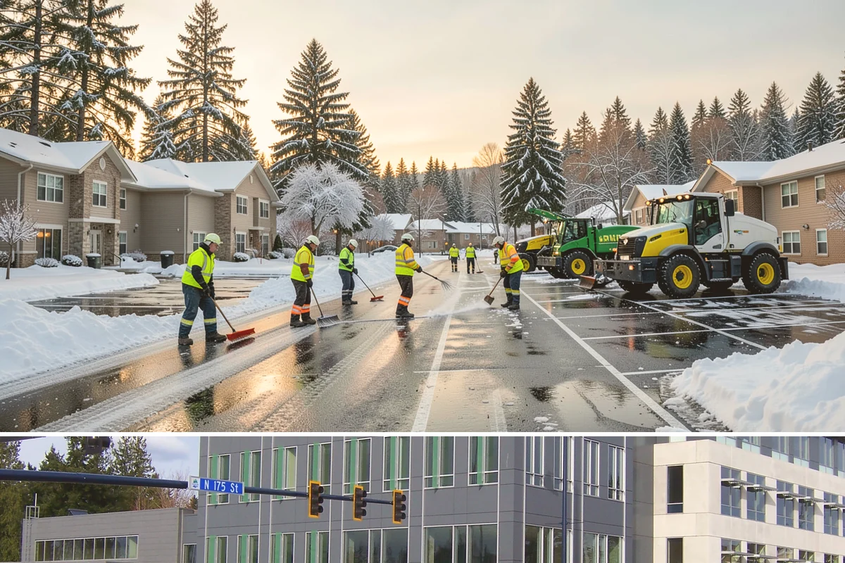REO Property Snow Removal in Shoreline, King County, WA - Contract portfolio coverage ahead of the winter season so every REO asset is protected from the first snowfall through spring...
