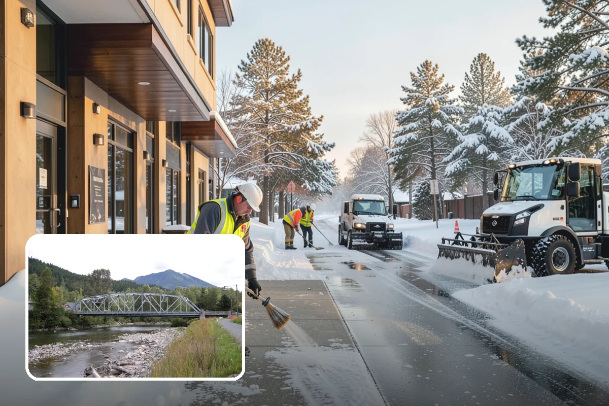 REO Property Snow Removal in Skykomish, King County, WA - Meets lender and preservation-company clearing requirements