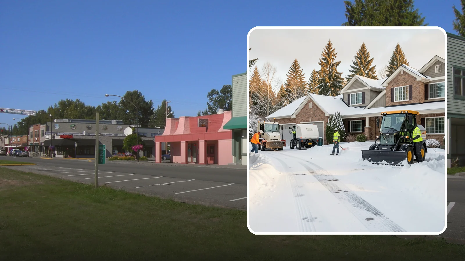 REO Property Snow Removal in Snoqualmie, King County, WA - We provide documented snow and ice clearing for bank-owned and REO properties across Western Washington to keep them compliant...