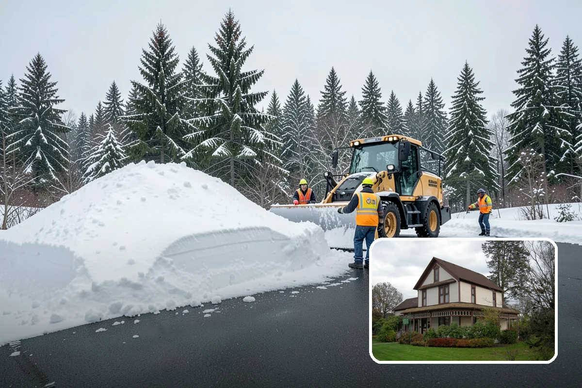 REO Property Snow Removal in Sumner, Pierce County, WA - Meets lender and preservation-company clearing requirements