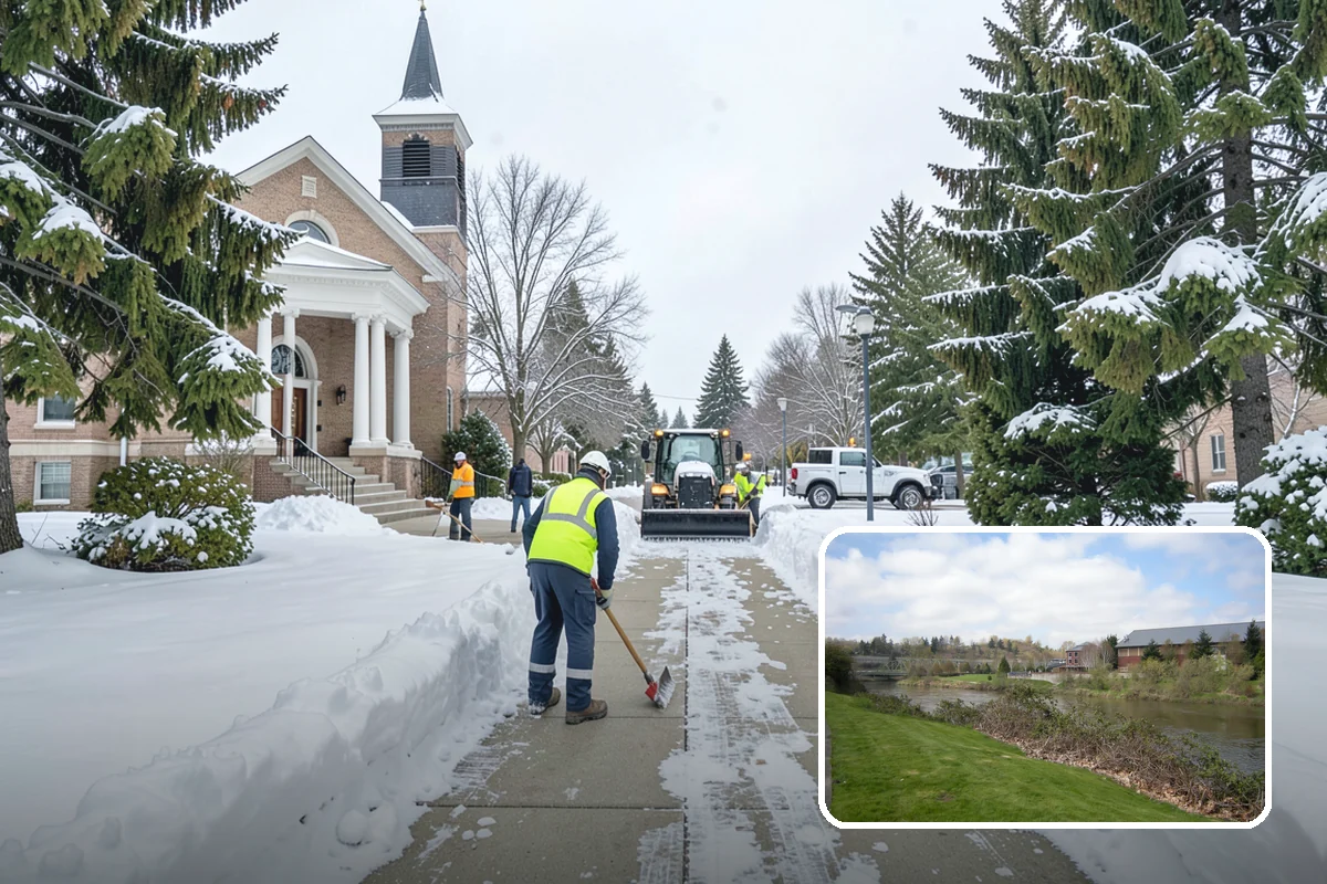 REO Property Snow Removal in Tukwila, King County, WA - Meets lender and preservation-company clearing requirements