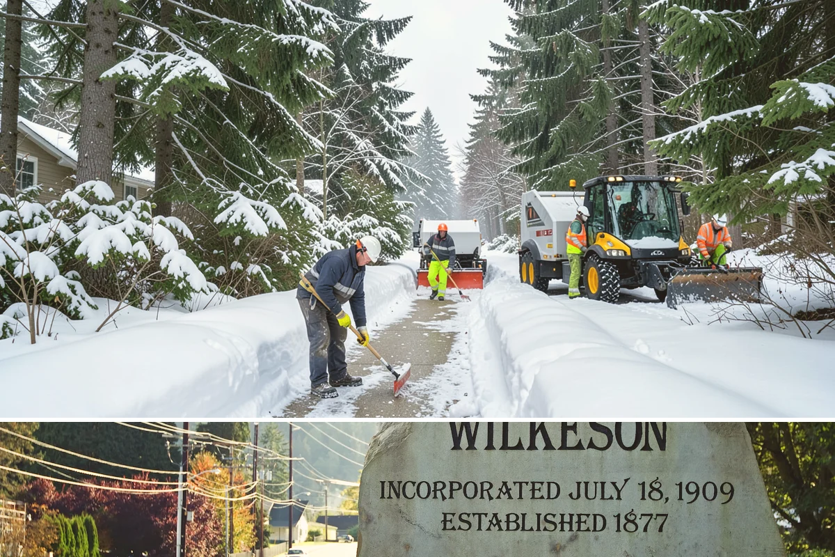 REO Property Snow Removal in Wilkeson, Pierce County, WA - Contract portfolio coverage ahead of the winter season so every REO asset is protected from the first snowfall through spring...