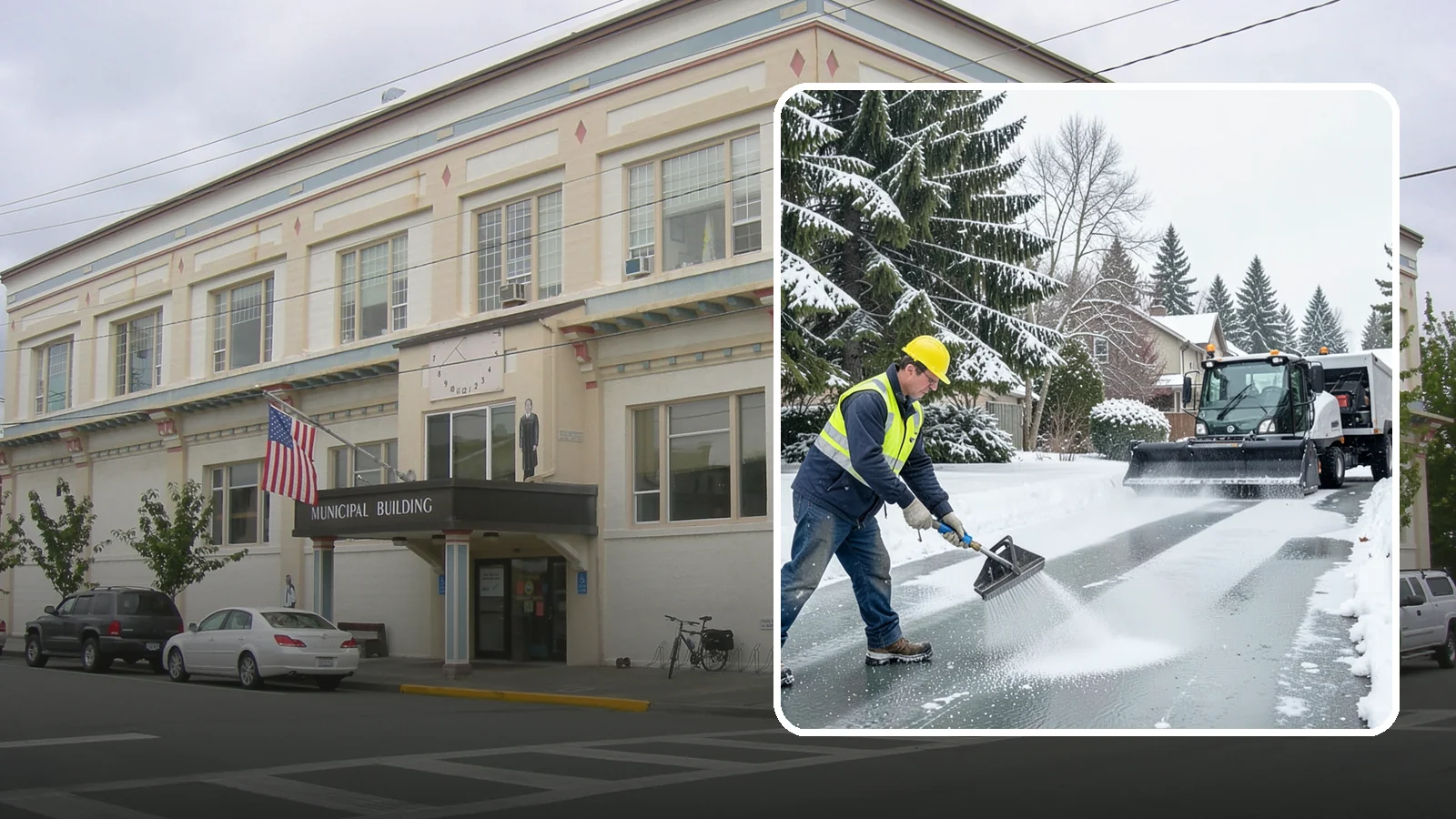 Residential Deicing in Anacortes, Skagit County, WA - Targeted deicing that keeps Western Washington driveways, walkways, and front steps free of the black ice that forms after...