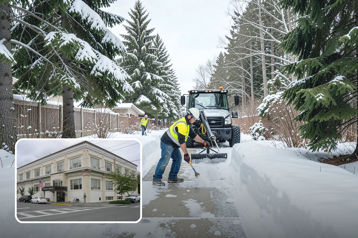 Residential Deicing in Anacortes, Skagit County, WA - Prevents falls on shaded, slow-thawing entry paths
