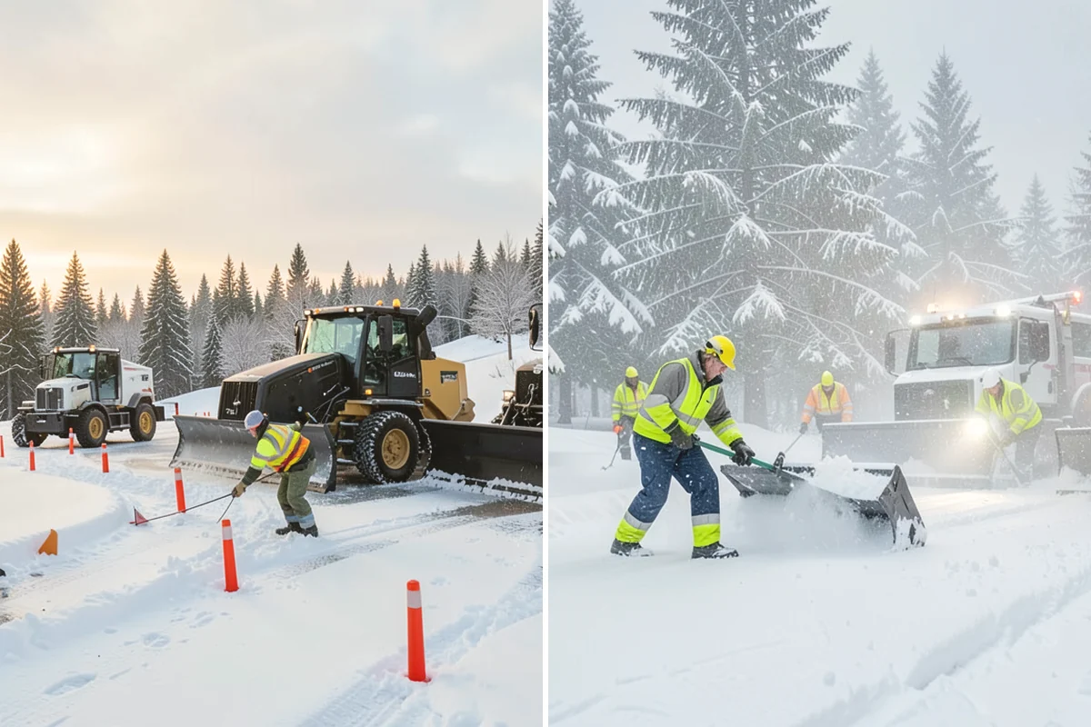 Residential Deicing in Anacortes, Skagit County, WA - Walk the property to map sloped driveways, shaded walks, and step landings