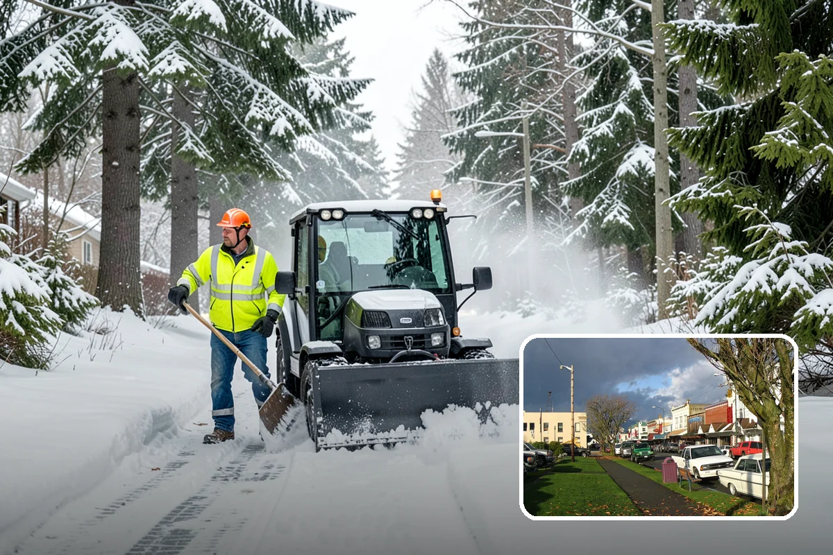 Residential Deicing in Arlington, Snohomish County, WA - Prevents falls on shaded, slow-thawing entry paths