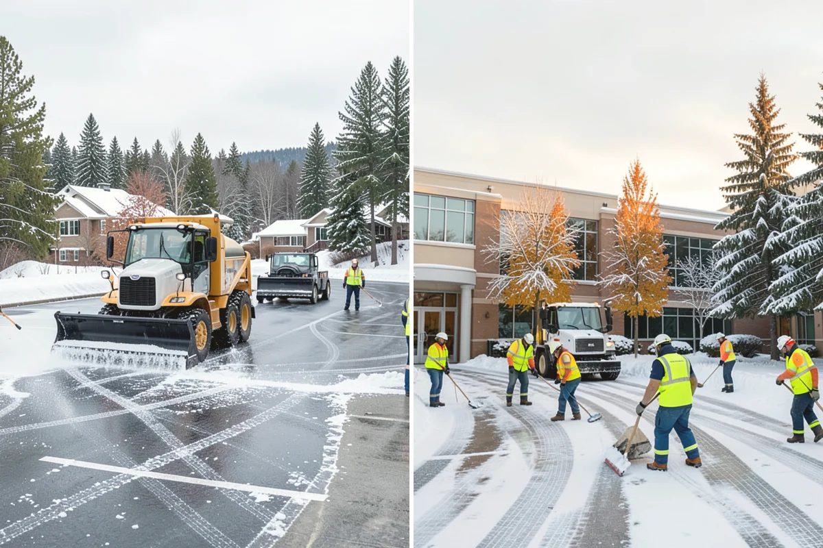 Residential Deicing in Black Diamond, King County, WA - Walk the property to map sloped driveways, shaded walks, and step landings