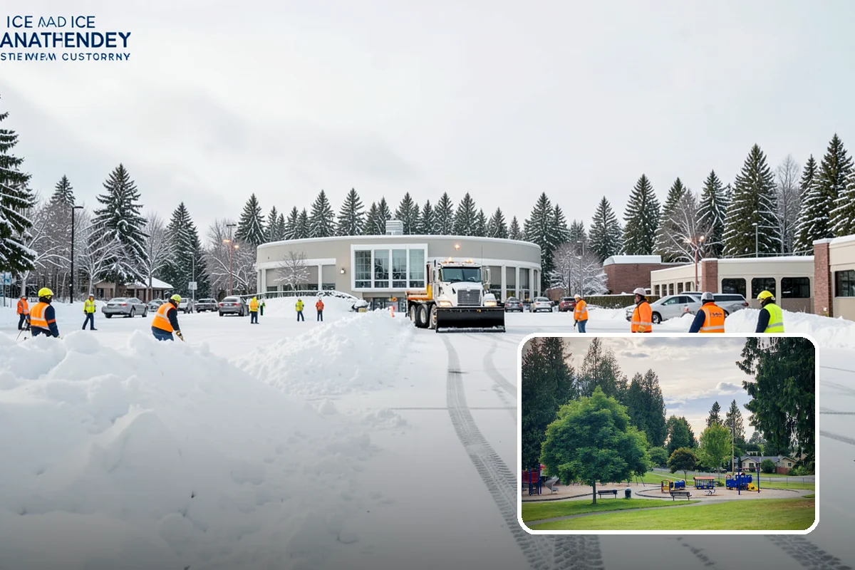 Residential Deicing in Bonney Lake, Pierce County, WA - Prevents falls on shaded, slow-thawing entry paths