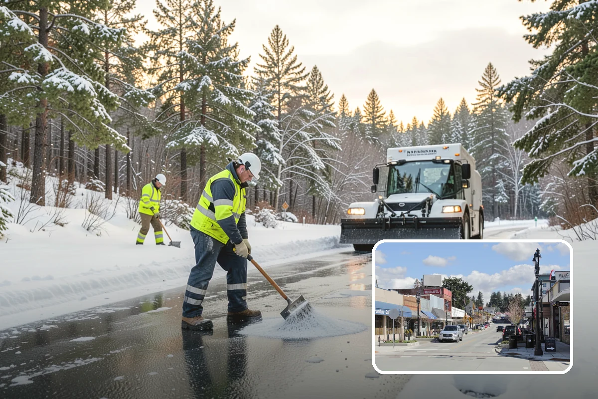 Residential Deicing in Bothell, King County, WA - Prevents falls on shaded, slow-thawing entry paths