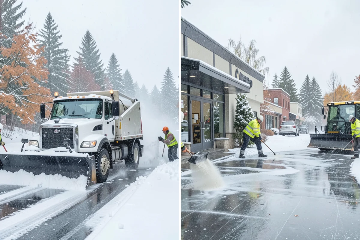 Residential Deicing in Coupeville, Island County, WA - Walk the property to map sloped driveways, shaded walks, and step landings