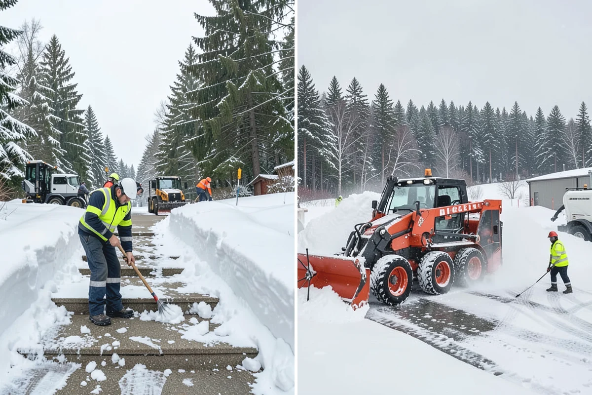 Residential Deicing in Darrington, Snohomish County, WA - Walk the property to map sloped driveways, shaded walks, and step landings