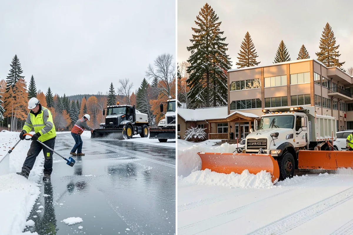 Residential Deicing in Fircrest, Pierce County, WA - Walk the property to map sloped driveways, shaded walks, and step landings