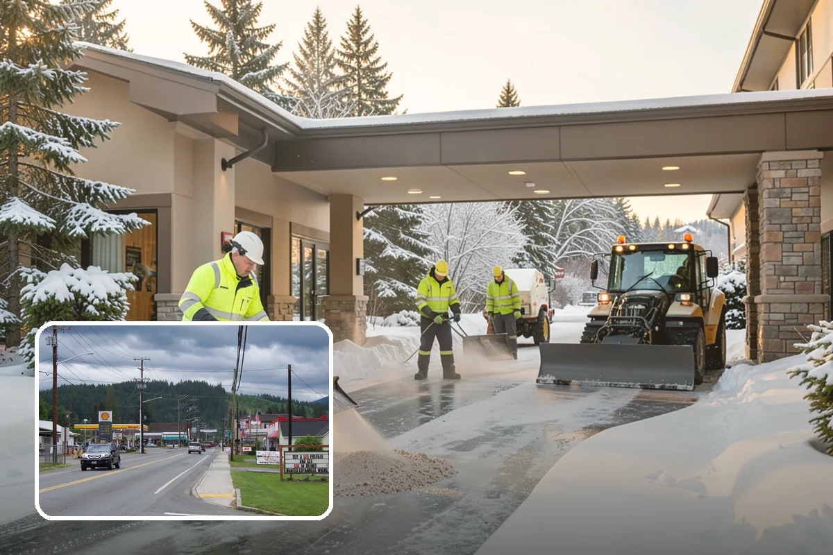 Residential Deicing in Granite Falls, Snohomish County, WA - Prevents falls on shaded, slow-thawing entry paths