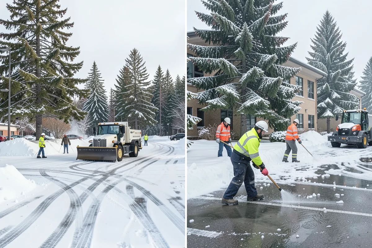 Residential Deicing in Hamilton, Skagit County, WA - Walk the property to map sloped driveways, shaded walks, and step landings
