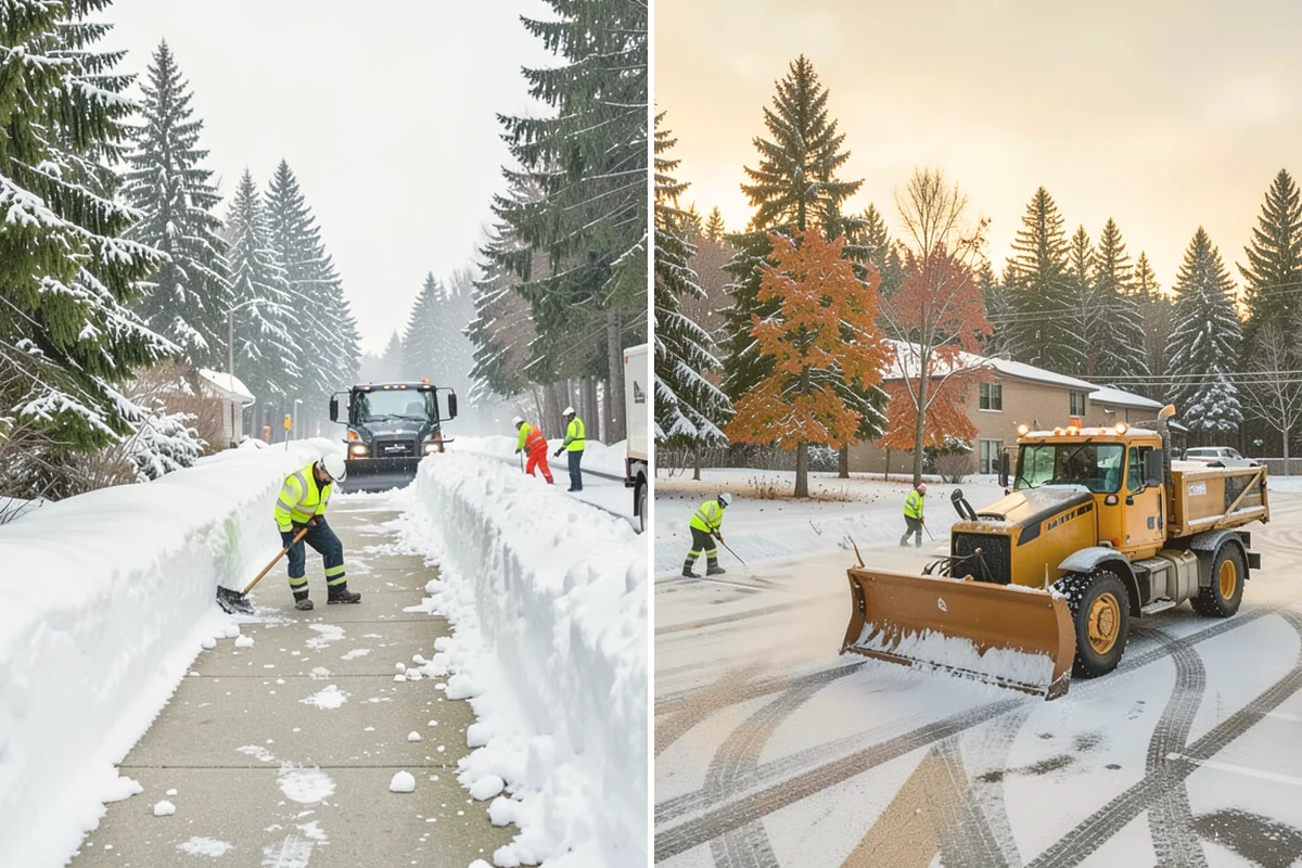 Residential Deicing in Kent, King County, WA - Walk the property to map sloped driveways, shaded walks, and step landings