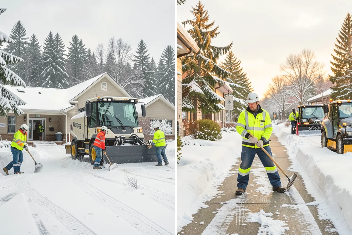 Residential Deicing in Kirkland, King County, WA - Walk the property to map sloped driveways, shaded walks, and step landings