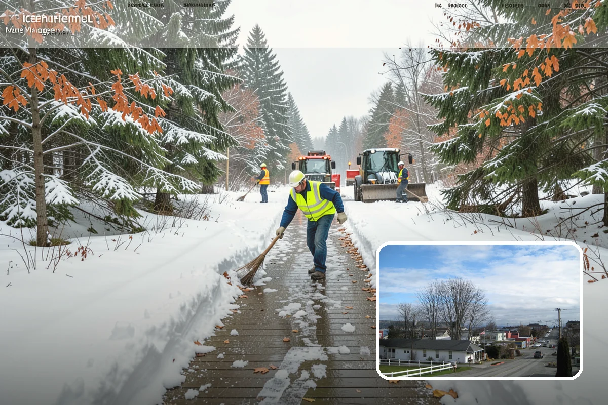 Residential Deicing in Langley, Island County, WA - Prevents falls on shaded, slow-thawing entry paths
