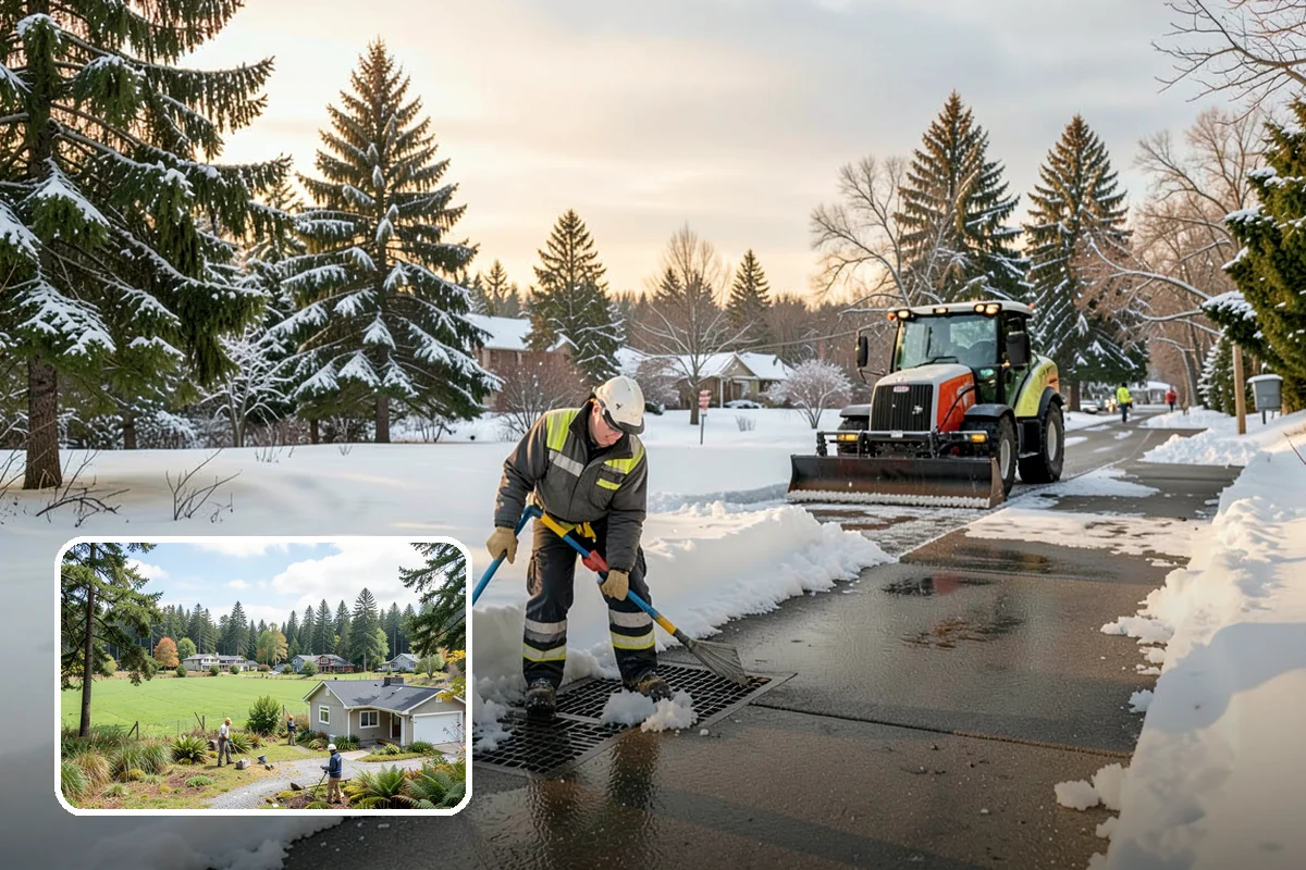 Residential Deicing in Lyman, Skagit County, WA - Prevents falls on shaded, slow-thawing entry paths