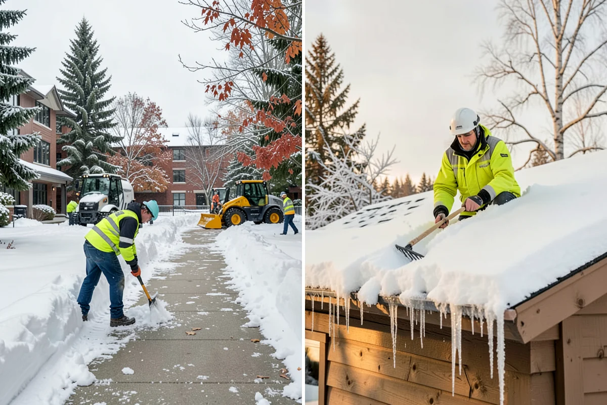 Residential Deicing in Lyman, Skagit County, WA - Walk the property to map sloped driveways, shaded walks, and step landings