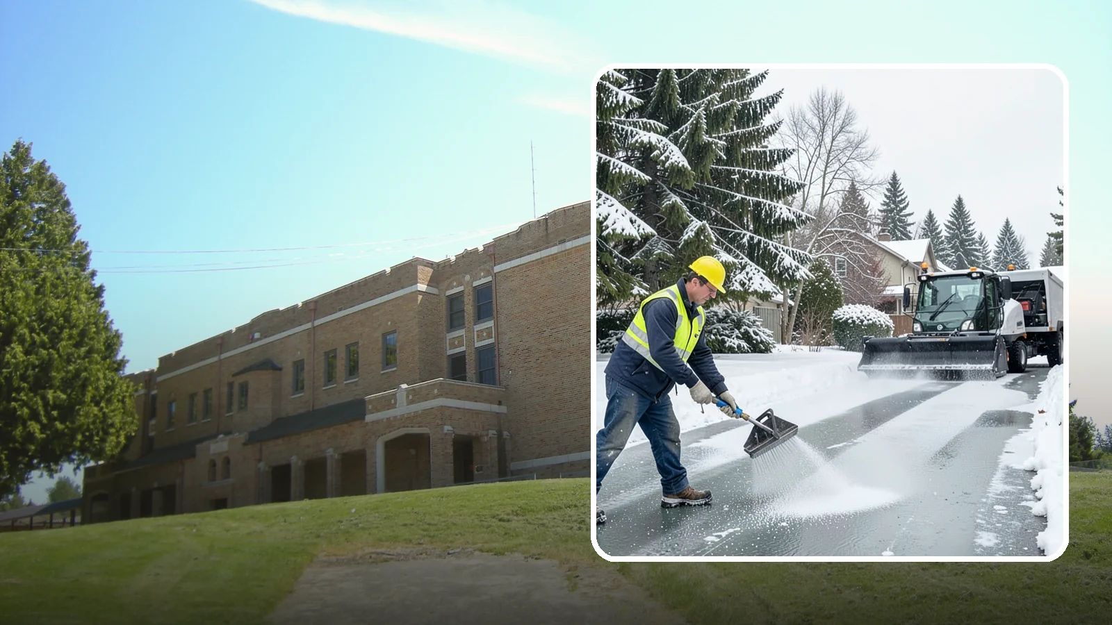 Residential Deicing in Maple Valley, King County, WA - Targeted deicing that keeps Western Washington driveways, walkways, and front steps free of the black ice that forms after...