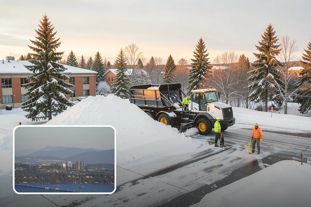 Residential Deicing in Medina, King County, WA - Prevents falls on shaded, slow-thawing entry paths