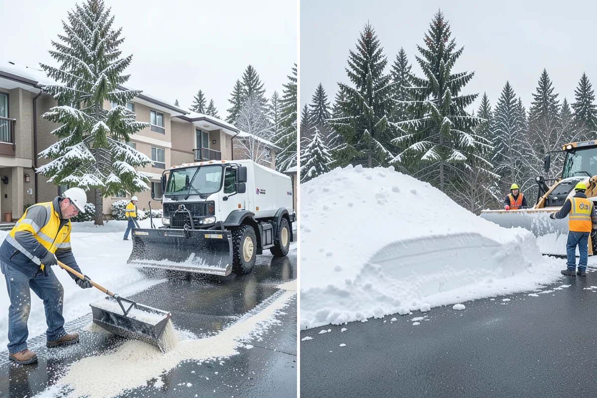 Residential Deicing in Medina, King County, WA - Walk the property to map sloped driveways, shaded walks, and step landings