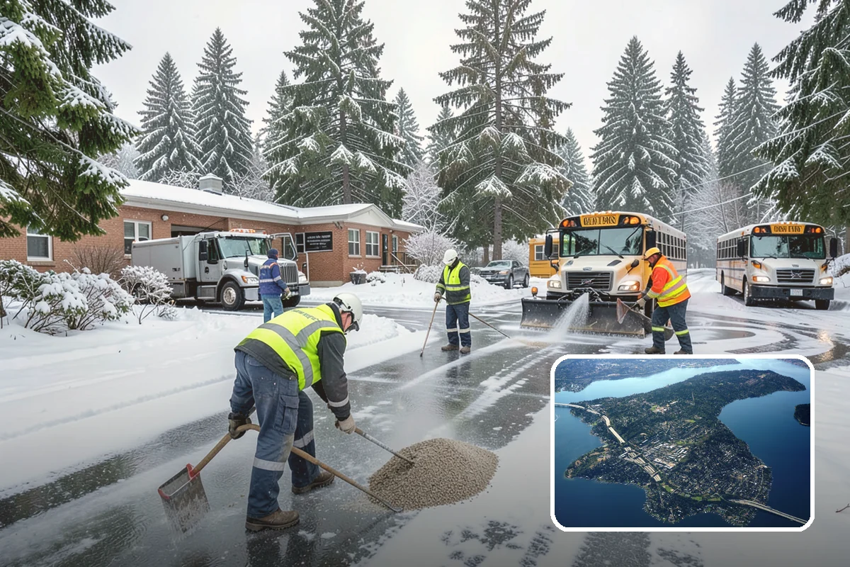 Residential Deicing in Mercer Island, King County, WA - Prevents falls on shaded, slow-thawing entry paths