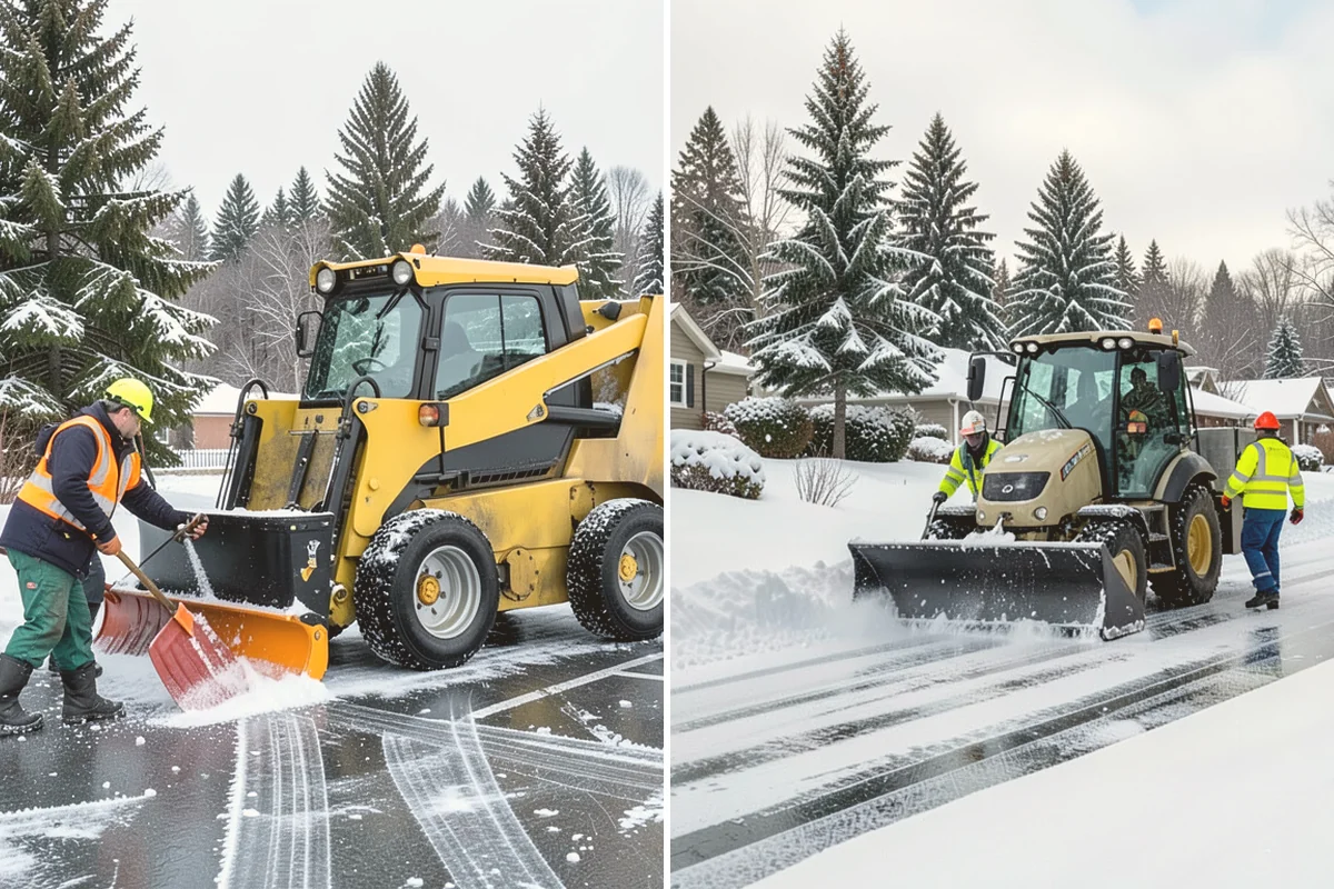 Residential Deicing in Milton, King County, WA - Walk the property to map sloped driveways, shaded walks, and step landings