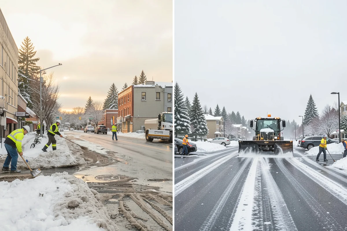 Residential Deicing in Monroe, Snohomish County, WA - Walk the property to map sloped driveways, shaded walks, and step landings