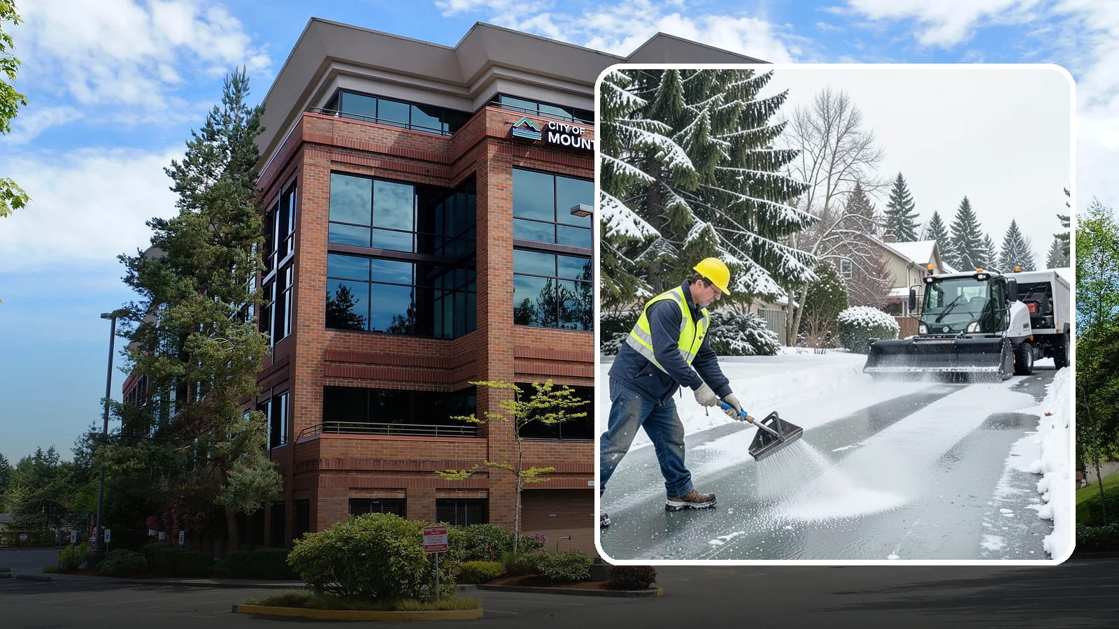 Residential Deicing in Mountlake Terrace, Snohomish County, WA - Targeted deicing that keeps Western Washington driveways, walkways, and front steps free of the black ice that forms after...