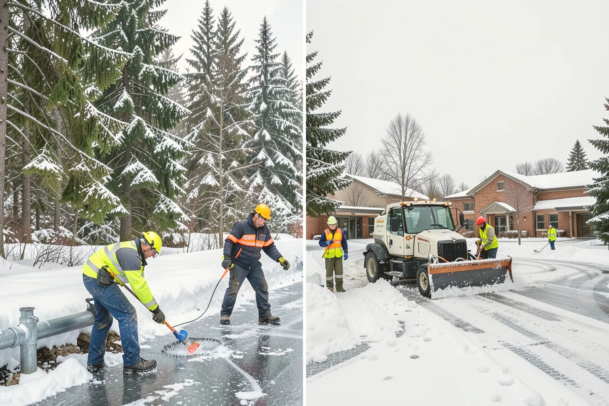 Residential Deicing in Newcastle, King County, WA - Walk the property to map sloped driveways, shaded walks, and step landings