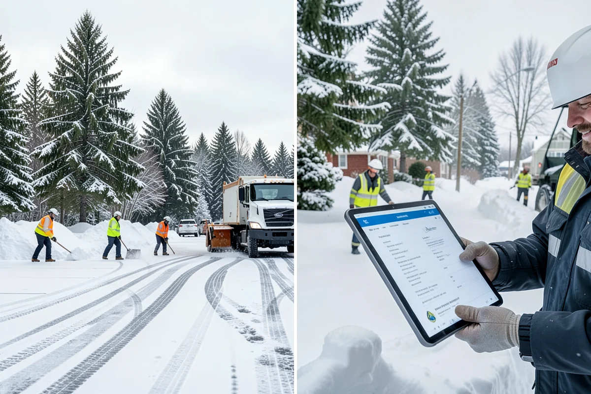 Residential Deicing in SeaTac, King County, WA - Walk the property to map sloped driveways, shaded walks, and step landings