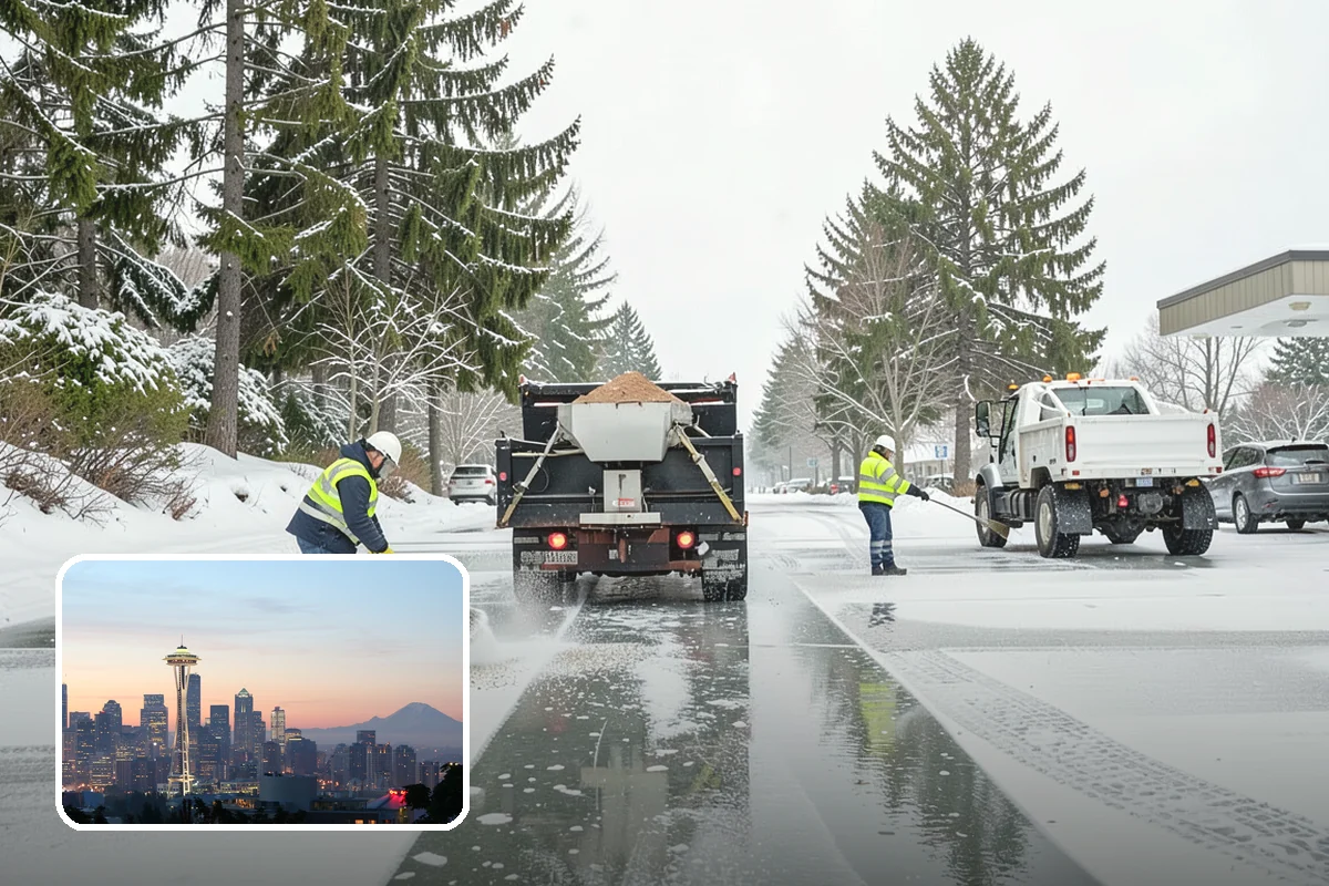 Residential Deicing in Seattle, King County, WA - Prevents falls on shaded, slow-thawing entry paths