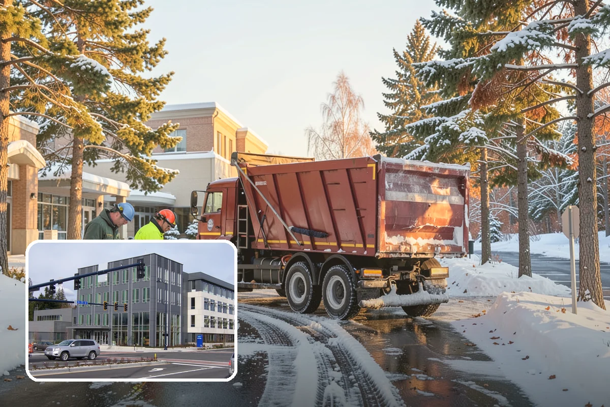 Residential Deicing in Shoreline, King County, WA - Prevents falls on shaded, slow-thawing entry paths