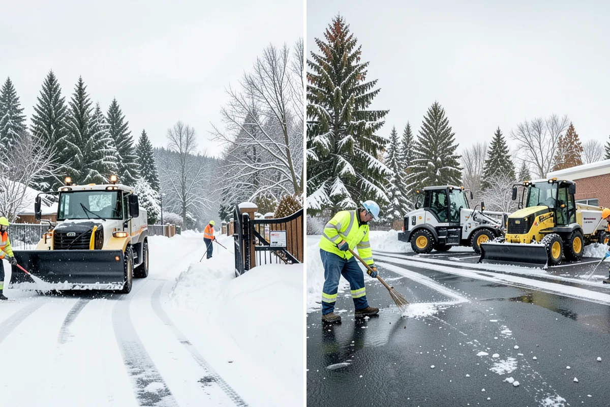 Residential Deicing in Shoreline, King County, WA - Walk the property to map sloped driveways, shaded walks, and step landings