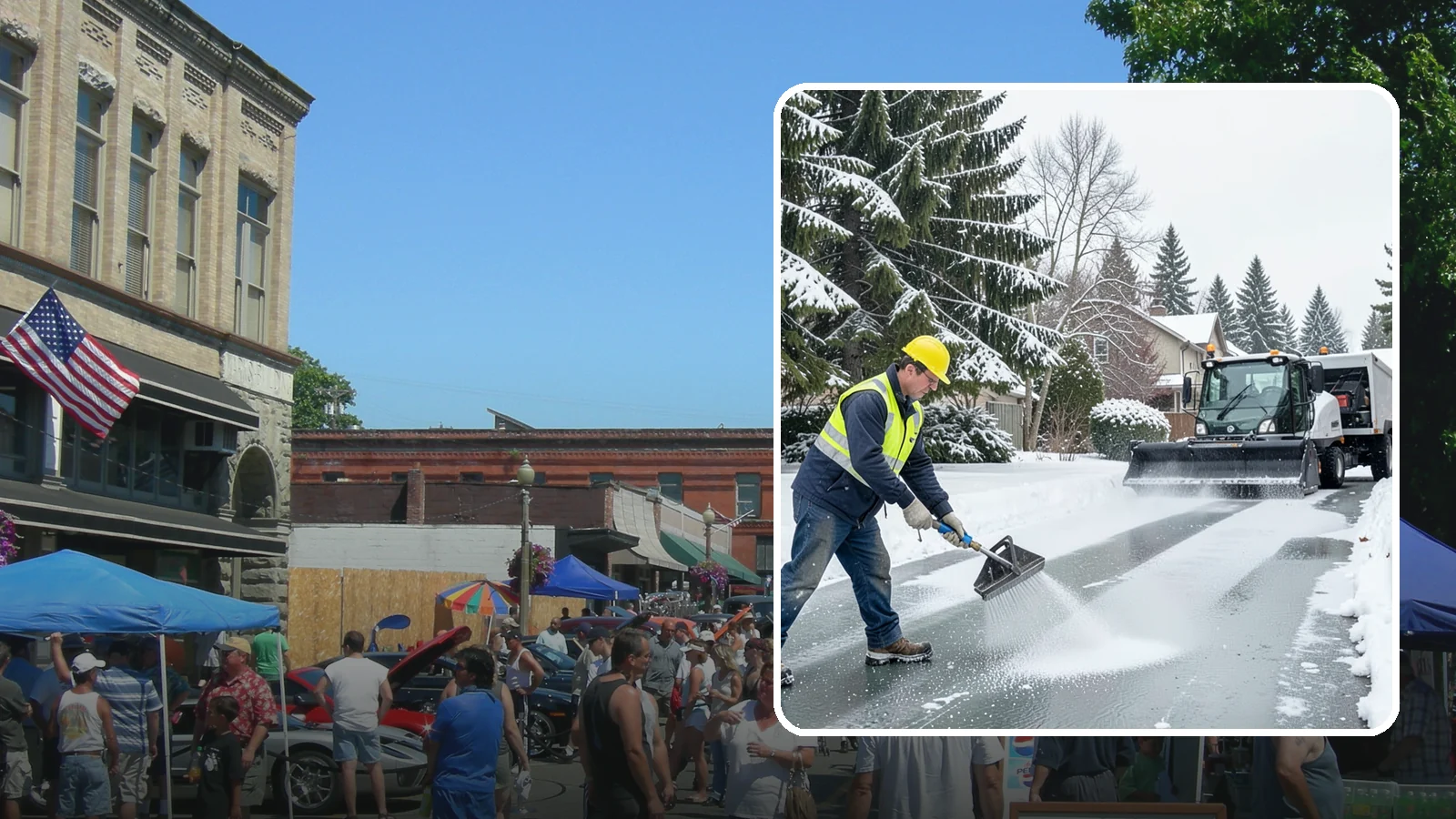 Residential Deicing in Snohomish, Snohomish County, WA - Targeted deicing that keeps Western Washington driveways, walkways, and front steps free of the black ice that forms after...