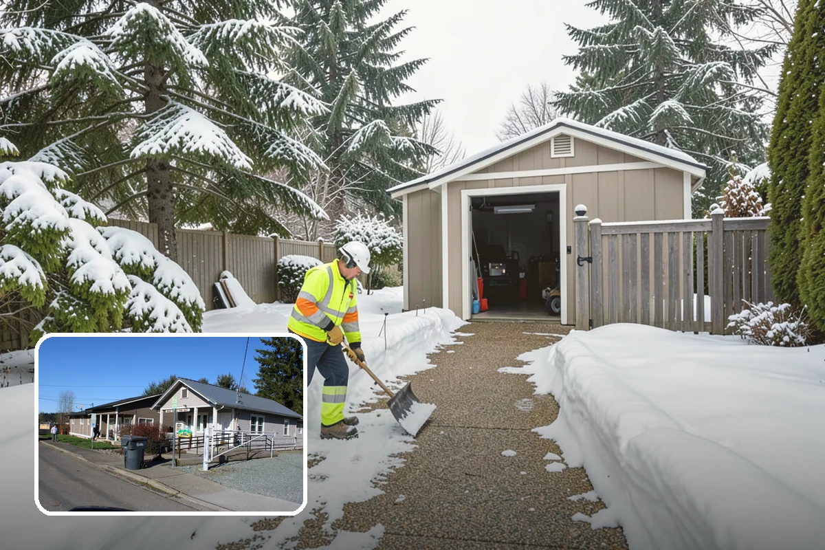 Residential Deicing in South Prairie, Pierce County, WA - Prevents falls on shaded, slow-thawing entry paths