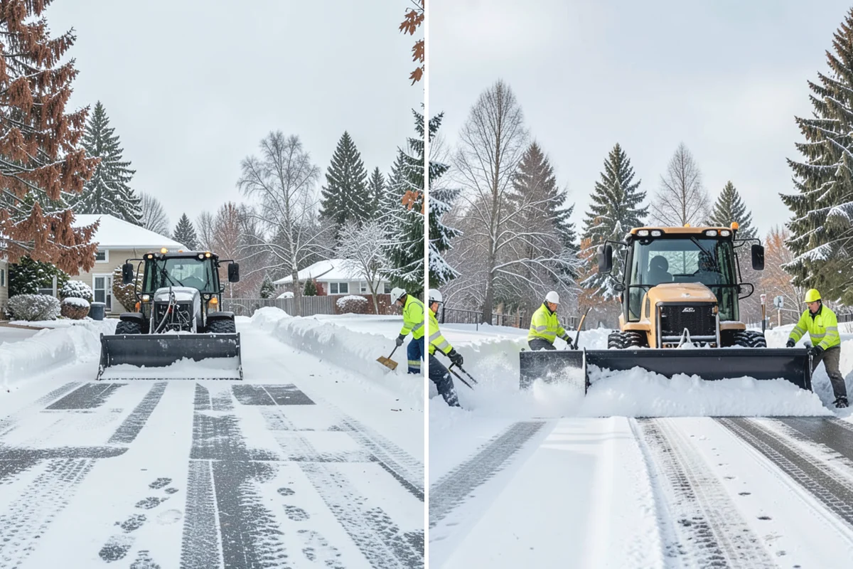 Residential Deicing in South Prairie, Pierce County, WA - Walk the property to map sloped driveways, shaded walks, and step landings