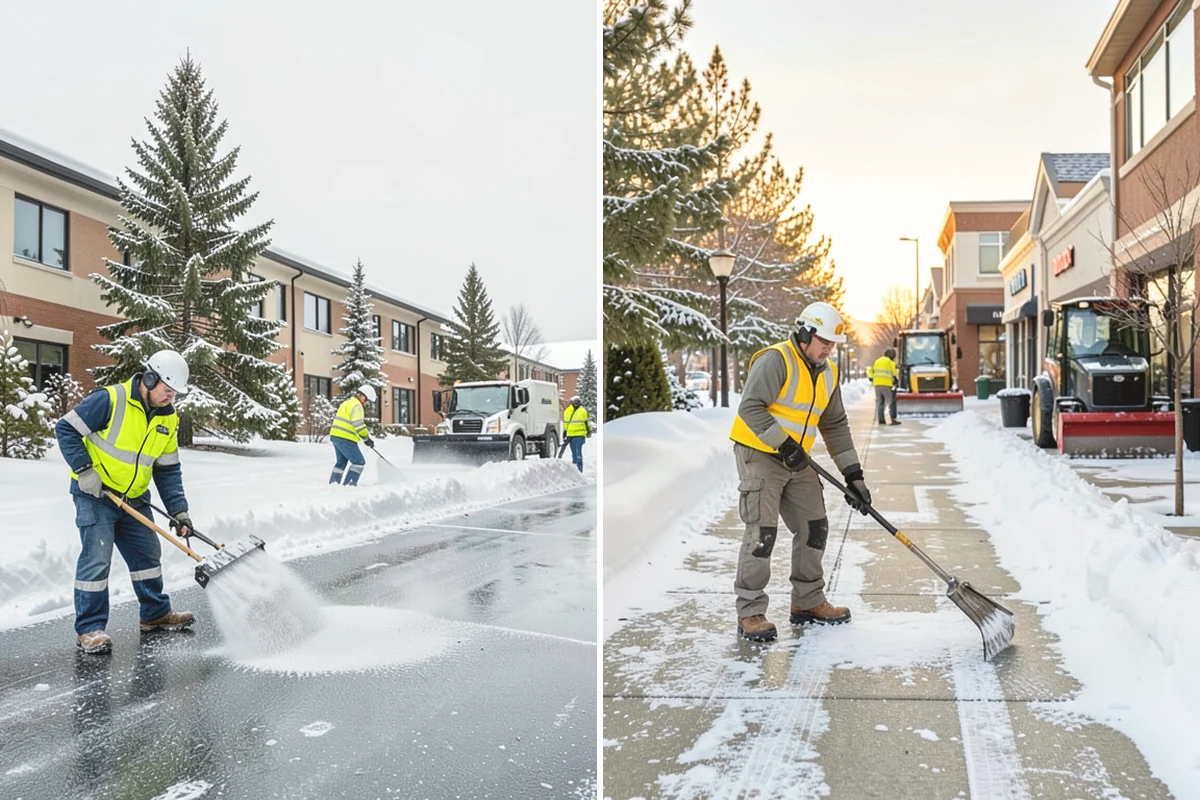Residential Deicing in Steilacoom, Pierce County, WA - Walk the property to map sloped driveways, shaded walks, and step landings