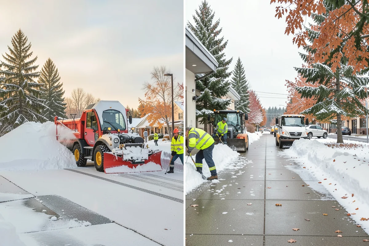 Residential Deicing in Yarrow Point, King County, WA - Walk the property to map sloped driveways, shaded walks, and step landings