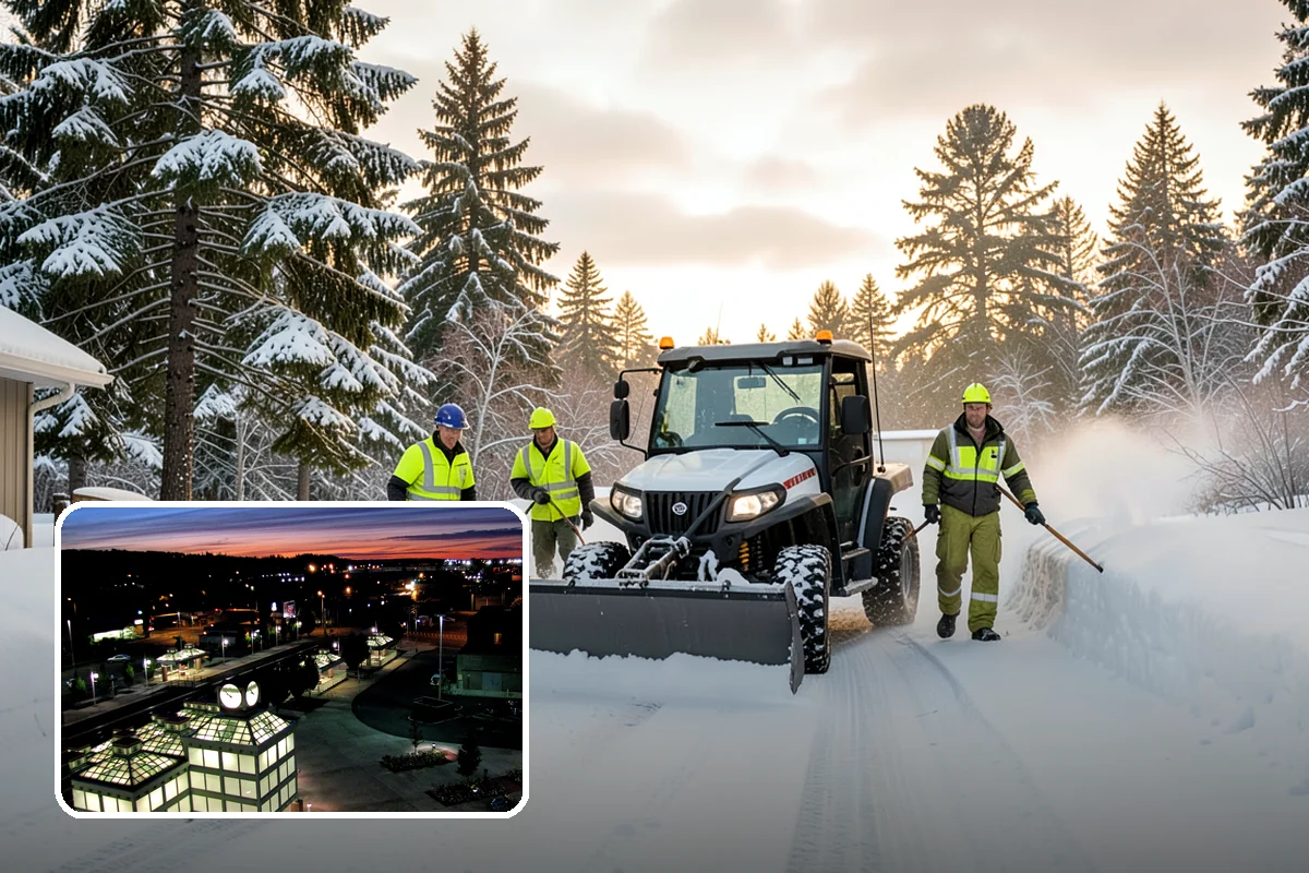 Residential Parking Lot Snow Removal in Auburn, King County, WA - Residents keep access to their vehicles during rare but disruptive lowland storms