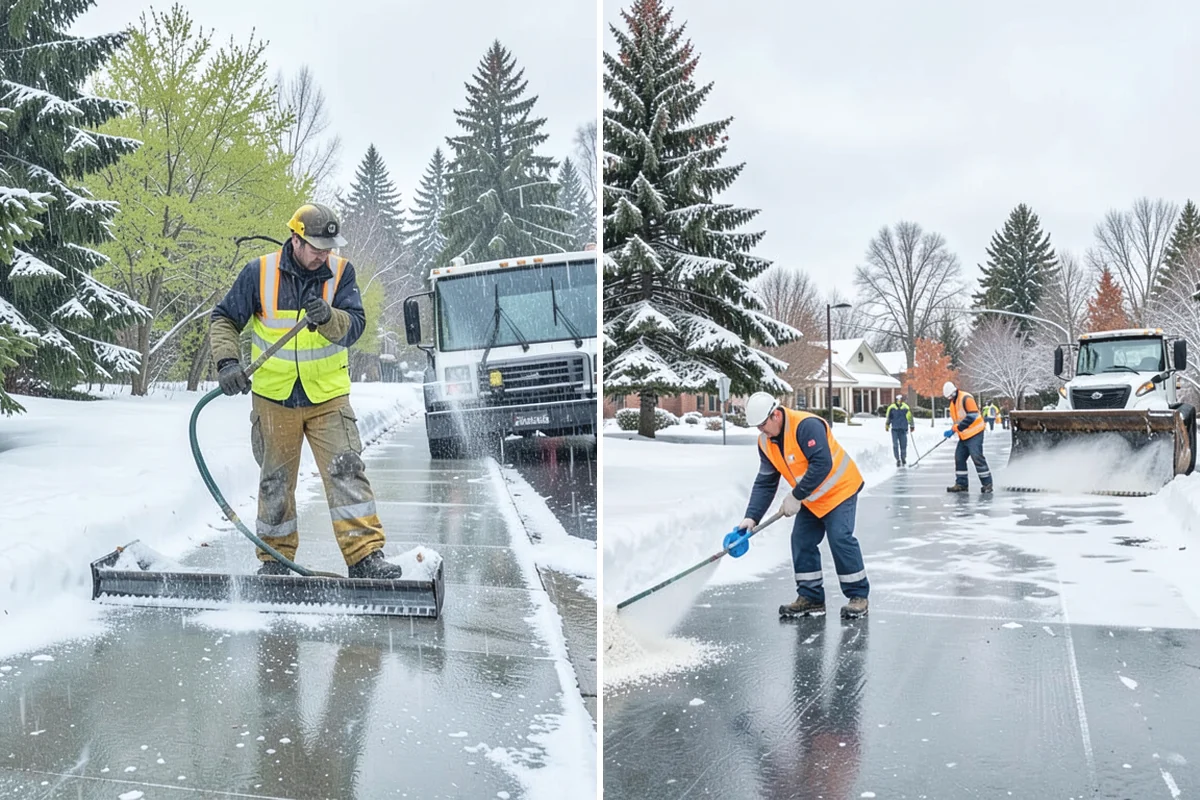 Residential Parking Lot Snow Removal in Auburn, King County, WA - Walk the lot to map stall layout, drainage, and where cars stay parked