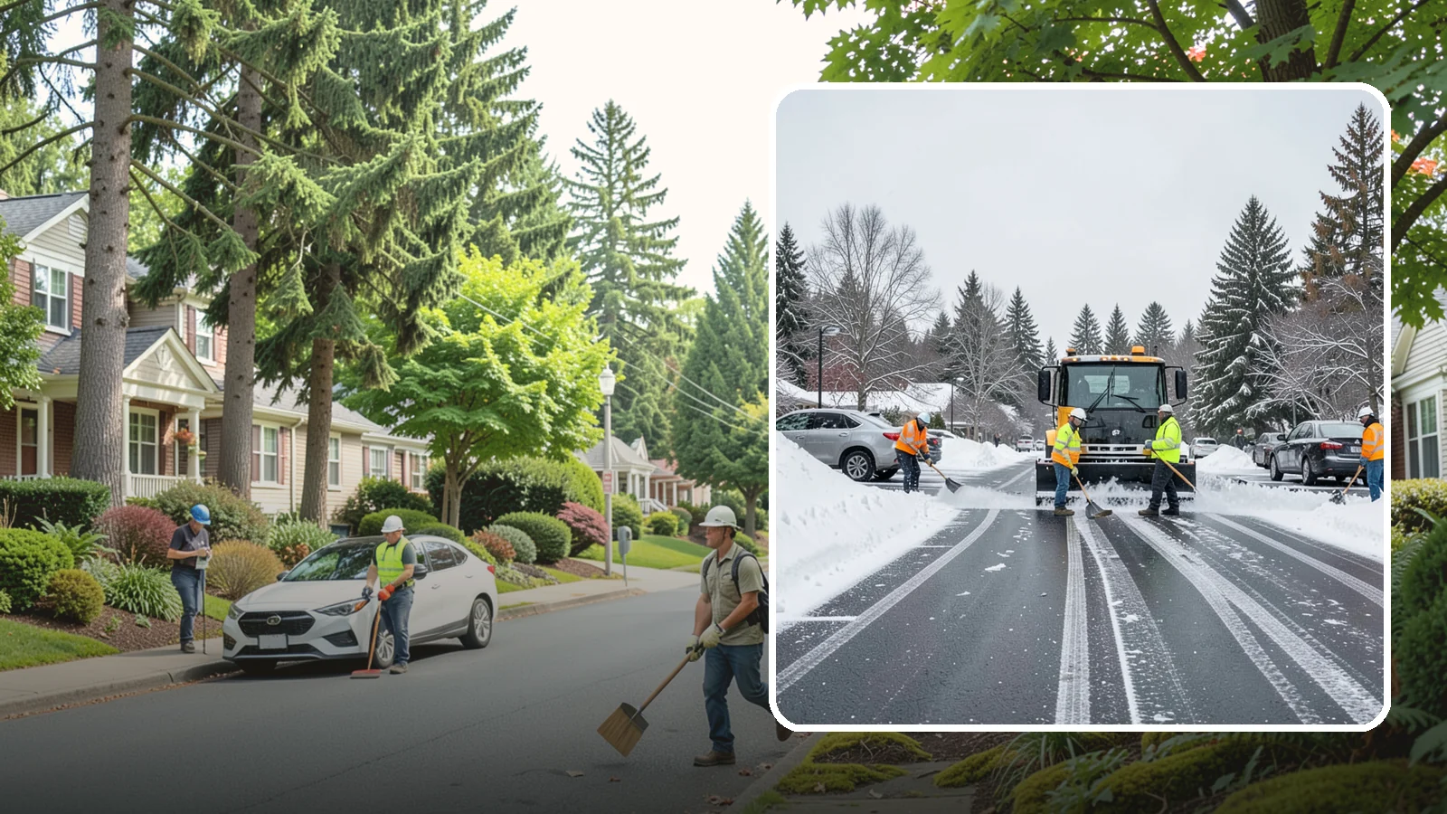 Residential Parking Lot Snow Removal in Beaux Arts Village, King County, WA - We clear shared residential parking lots across Western Washington so tenants can reach their cars the moment Puget Sound snow...