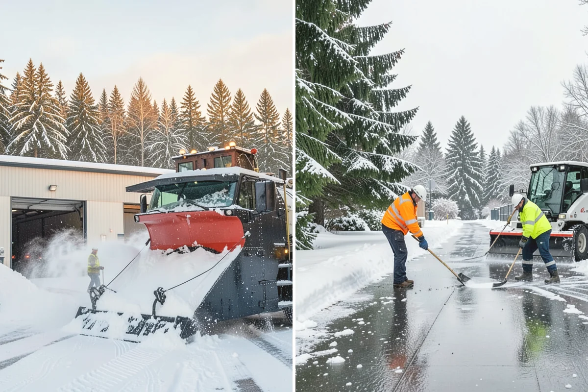 Residential Parking Lot Snow Removal in Black Diamond, King County, WA - Walk the lot to map stall layout, drainage, and where cars stay parked
