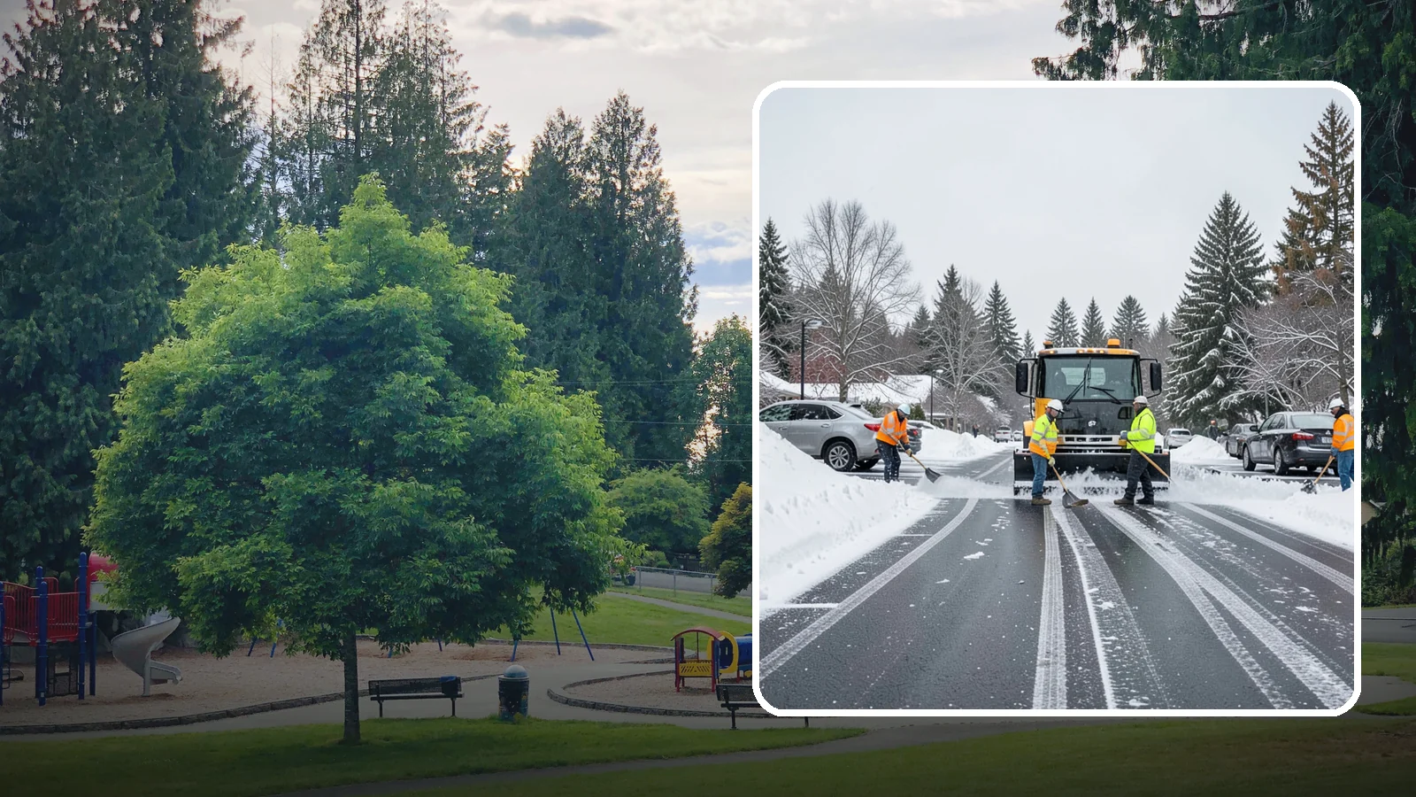 Residential Parking Lot Snow Removal in Bonney Lake, Pierce County, WA - We clear shared residential parking lots across Western Washington so tenants can reach their cars the moment Puget Sound snow...