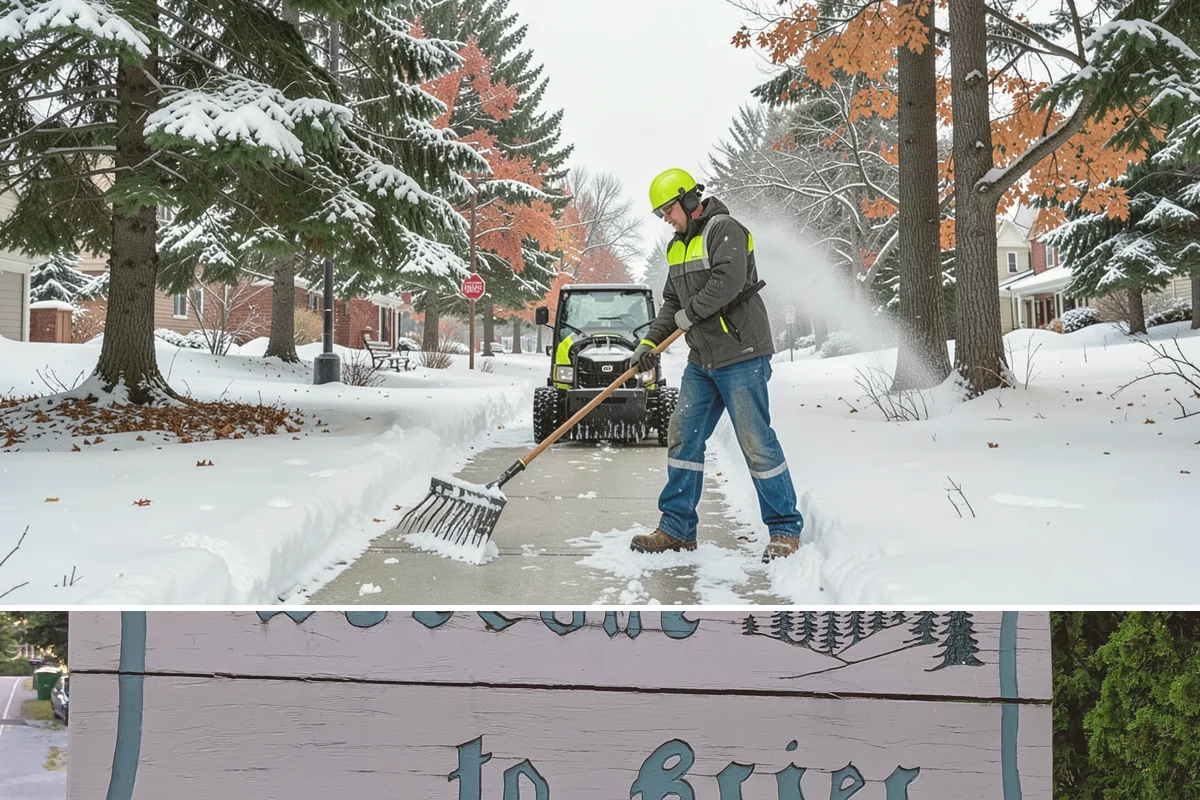 Residential Parking Lot Snow Removal in Brier, Snohomish County, WA - Western Washington lowland snow clusters between late November and February, with elevated risk during La Nina winters.