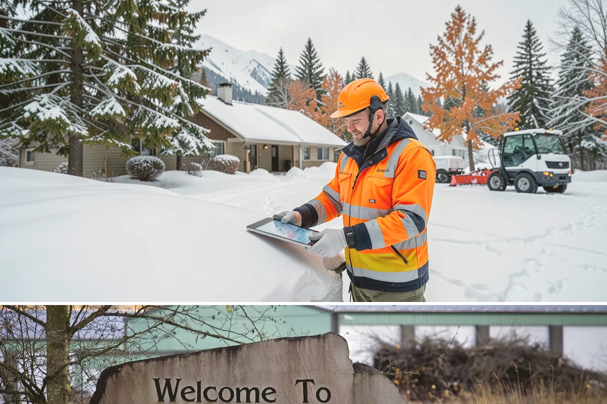 Residential Parking Lot Snow Removal in Buckley, Pierce County, WA - Western Washington lowland snow clusters between late November and February, with elevated risk during La Nina winters.